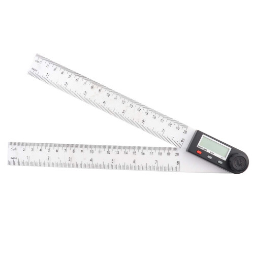 Digital Protractor Angle Ruler ZX PD290 Plastic Goniometer With Digital Display For Accurate Angle Measurements