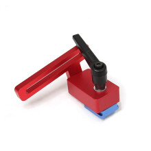 Woodworking Ttrack Stop Aluminium TSlot Limiter Miter Track Fence Chute Locator For Carpenter DIY Workbench(A)