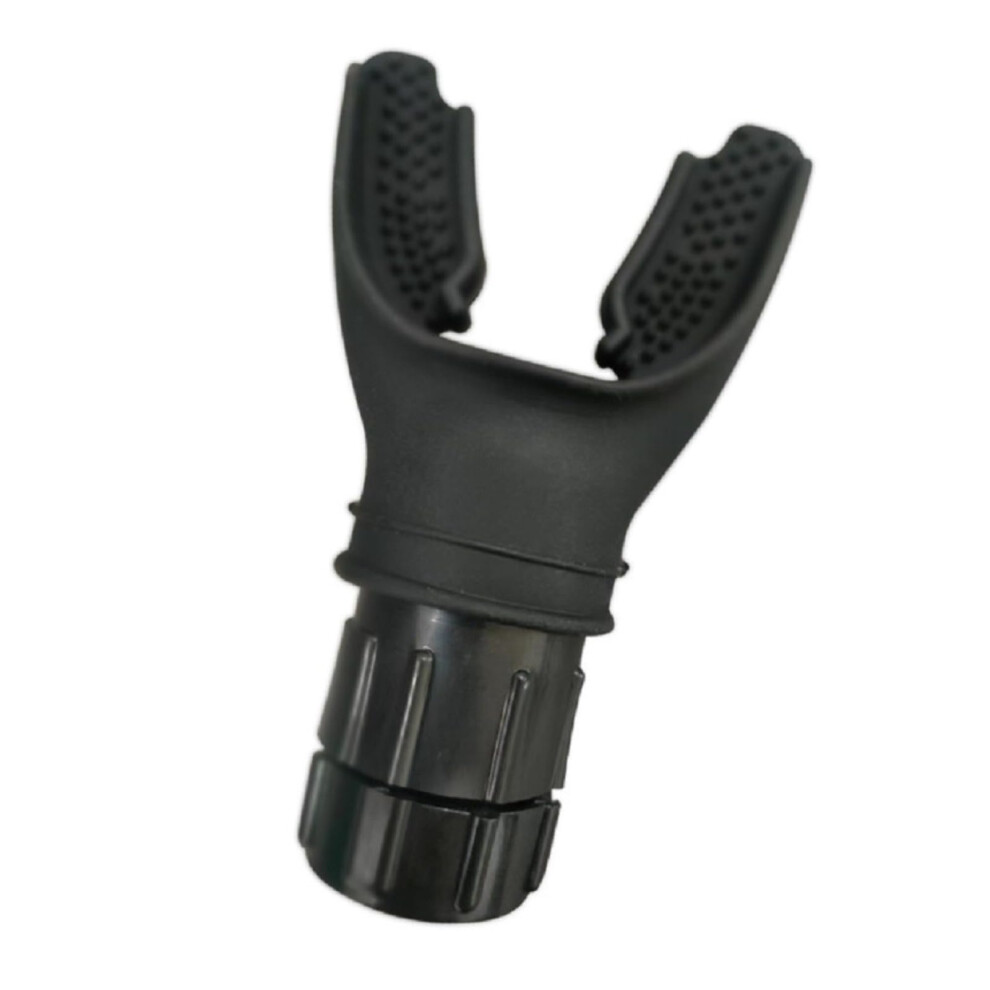 Black Portable Breathing Trainer Lightweight Respiratory Muscle Trainer Compact Inhalation Exercise Device