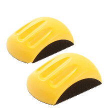 Sanding Blocks 5 Inch HookandLoop Mouse Hand Sanding Block, 2Pack, For Wood Furniture Restoration, Arts and Crafts