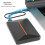Mobile Hard Disk Box USB3.0 SATA2.5 Inch Notebook Tape External External Hard Disk for Windows/Mas Os/Linux Black 5