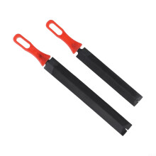 DiamondHand Saw Files Set 2Piece 150Mm 200Mm RubberHanded Steel Sharpening Tools For Metal Deburring Tooth Grinding