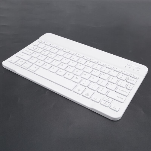 10inch Wireless Keyboard and Mouse RGB Backlit Rechargeable  Keyboard and Mouse Combo Kit White 1