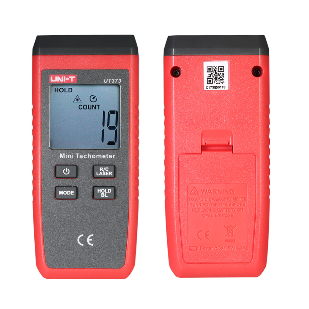 Uni-T Ut373 Digital Tachometer 0-99999 Rpm Laser Backlit Lcd 7611377568388