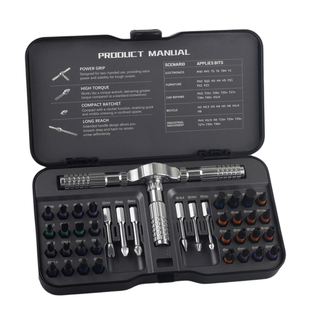 Diy40 In 1 Screwdriver Set Model Diy40, Professional Performance Multibit Kit For Electronics 9199774259545