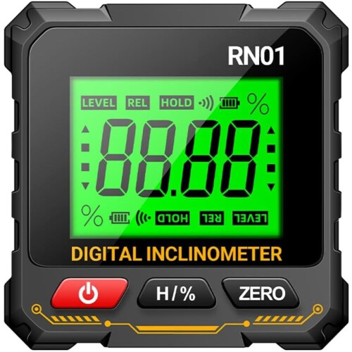 Digital Angle Meter With Magnetic Base Electronic Level And Backlit Display For Woodworking And Construction 1