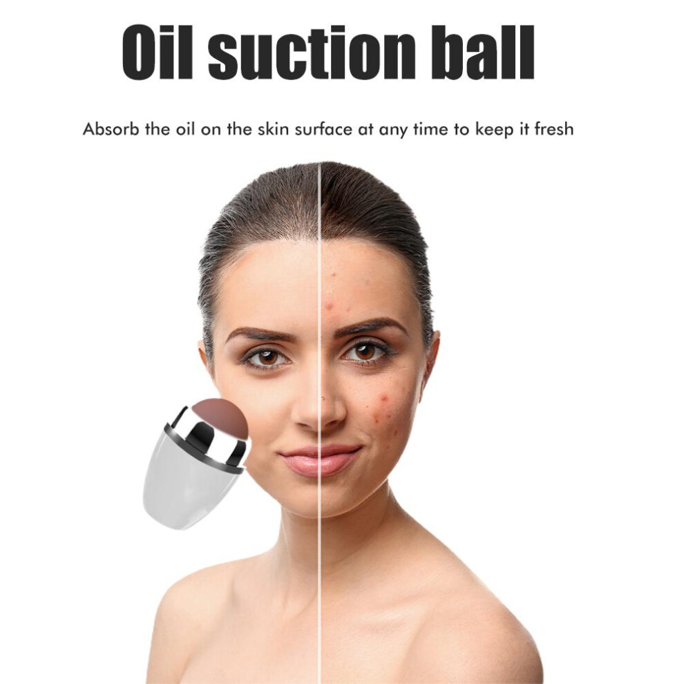 Volcanic Stone Face Oil Absorbing Roller 3x3x5cm for Oily/Normal Skin