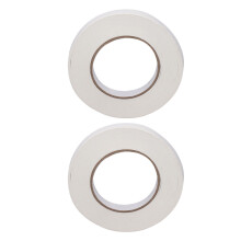 2 pièces, ruban adhésif double face étanche en PE de 15 mm x 50 m pour fixation