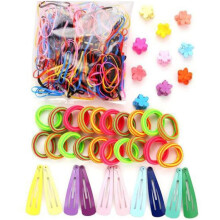 Fargerike hårstrikker Mykt materiale Ulike farger og stiler Finmasket Universell kompatibilitet Høy kvalitet Legering og gummibånd Elastiske bånd