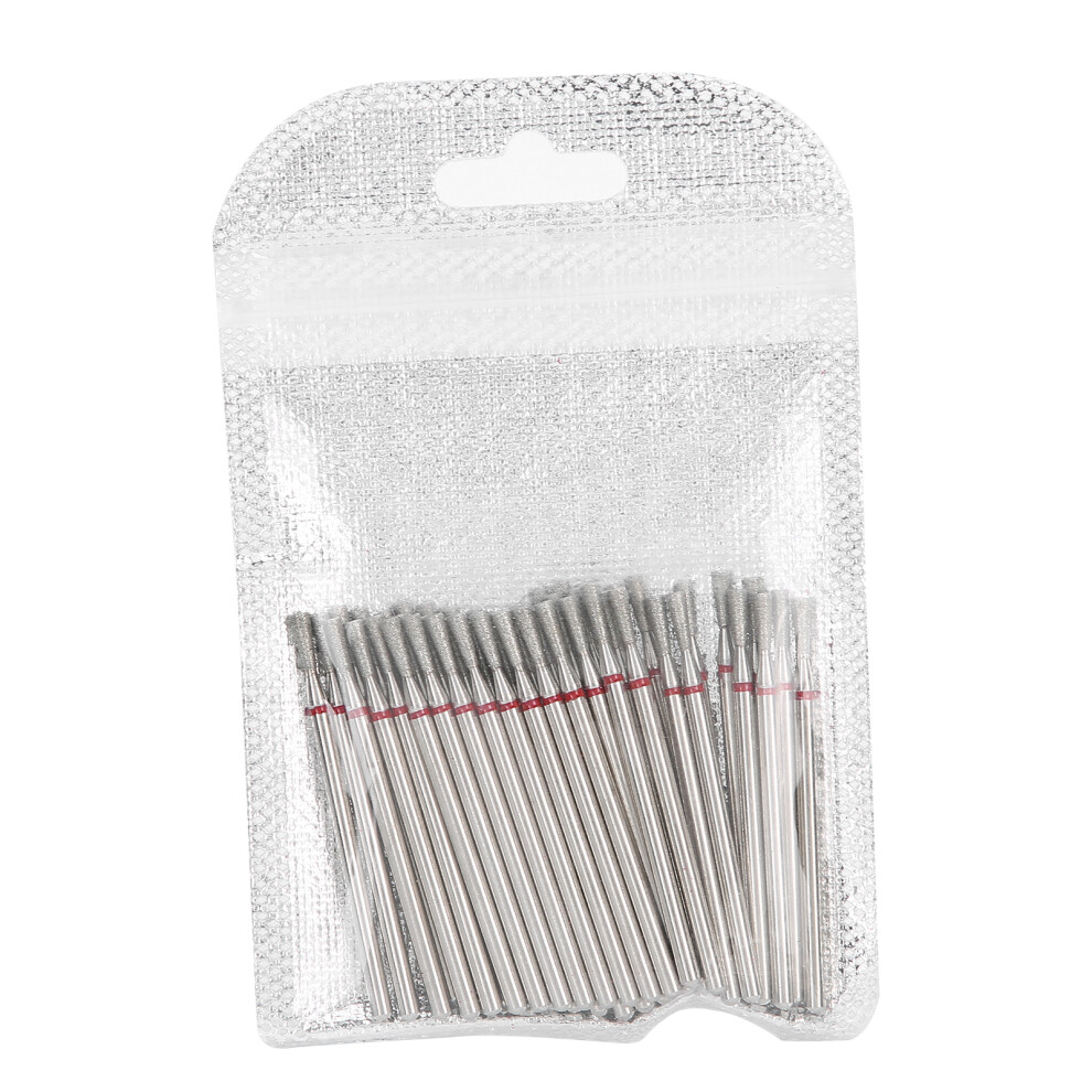 Nail Drill Bits For Manicure, Nail Polishing Grind Head Emery Material Wearproof Nail Tool Kit Pedicure Cuticle Clean Sanding Polishing Bits for Most