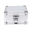Removable Pillow Storage Case, Tactical Style Protective Box with Silver Aluminum Reinforced Shell for Electronics, Soft Foam Interior Container for 1