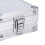 Removable Pillow Storage Case, Tactical Style Protective Box with Silver Aluminum Reinforced Shell for Electronics, Soft Foam Interior Container for 8