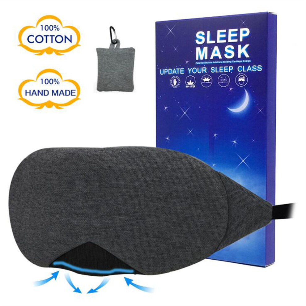 Comfortable Eye Mask, Heat & Massage Modes for Enhanced Sleep, Ergonomically Designed for Every Head Size For Halloween Parties For Nightclubs