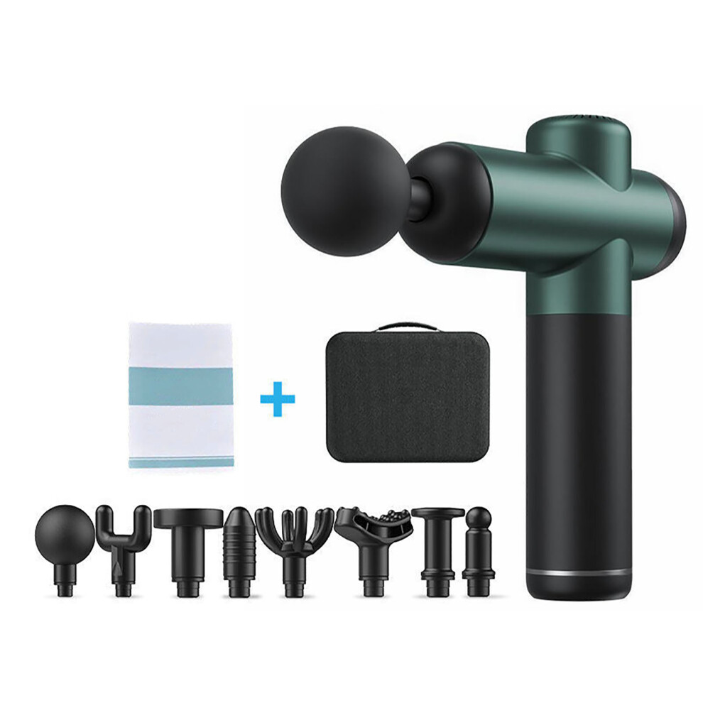 Interchangeable Attachments Massager, Ergonomic Back Massager for Personalized Muscle Care, Portable Handheld Device for Pain Relief, Low Noise
