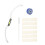 Διόρθωση φρυδιών με εργαλείο μέτρησης επιπέδου Επαγγελματικό κιτ σχεδίασης 2