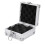 Removable Pillow Storage Case, Tactical Style Protective Box with Silver Aluminum Reinforced Shell for Electronics, Soft Foam Interior Container for 5