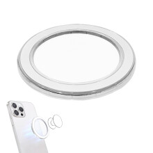 Magnetic base, phone ring holder, kickstand, phone holder base, transparent phone ring holder grip for mobile phone, matte transparent