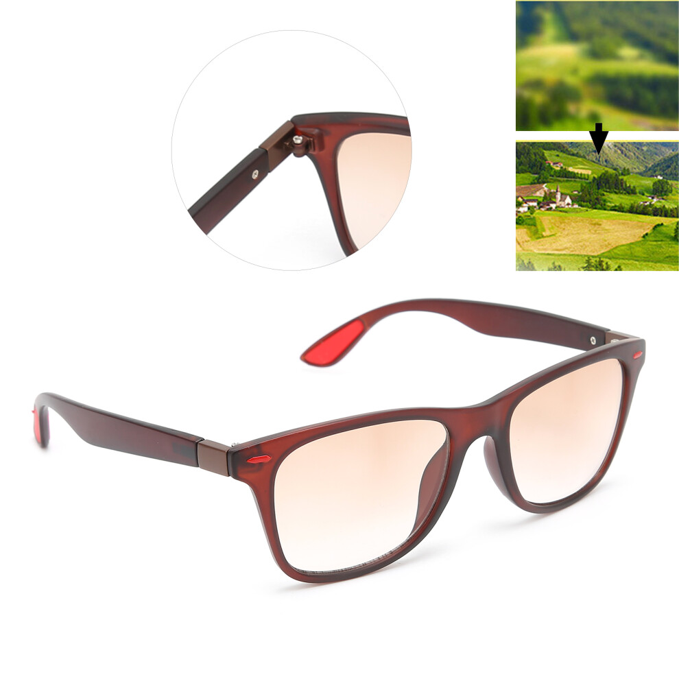 Unisex Blue Light Blocking Reading Glasses +2.50 Sand Tea Red