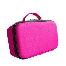 EVA rigide pour sac de rangement de coque, transport-Rose rouge
