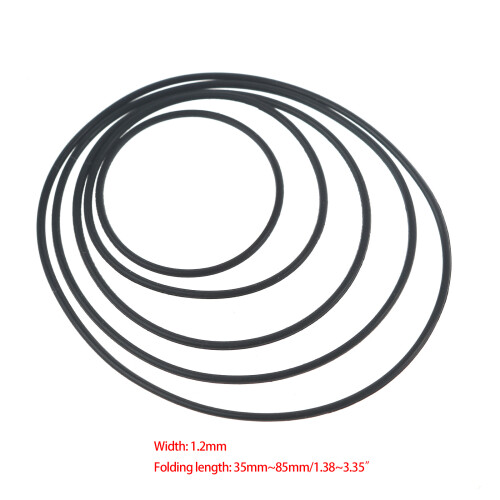 15 pièces universelles 1.2mm Cassette ruban Machine courroies 1