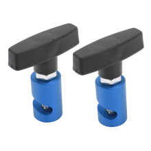 2Pcs M12 Lift Support Clamp for Car Hood Hatchback Trunk Blue, 12mm Thread
