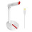 Handheld MIC USB Interface Volume Adjustment-White USB version 1