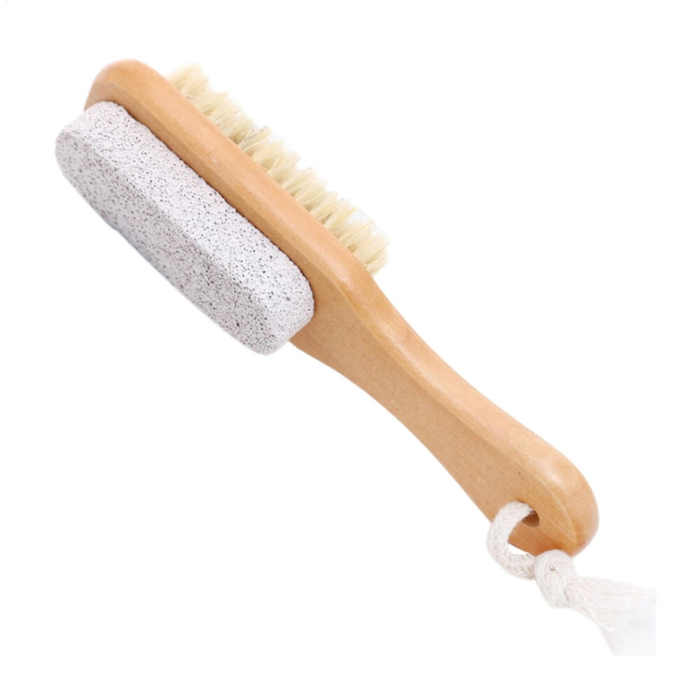 Foot Scrubber with Handle Callus Remover and Pumice Stone for Feet Dry Skin DualSurface Exfoliation