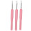 8pcs Colorful Crochet Hooks Set, Soft Handle, 2.5-6.0mm 8