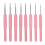 8pcs Colorful Crochet Hooks Set, Soft Handle, 2.5-6.0mm 2