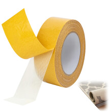 Double Sided Carpet Tape for Hardwood Floors and Area Rugs, Heavy Duty Residue 10mm x 25m