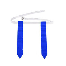 Soccer Waist Flags Belt Outdoor Adjustable Waist Belt Blue 2Pack Multiuse Football Game Accessory