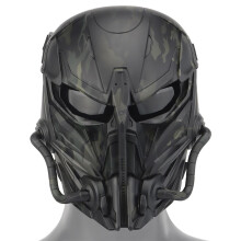 Alien Full Face Tactical Protective Mask for Halloween, Outdoor Riding, and Paintball Gear, Model MA-134-BCP