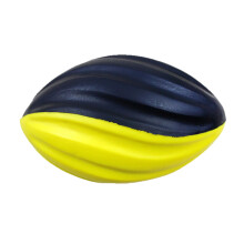 Kids Rugby Ball Soft Grip Foam Spiral Rebound Football for Indoor Outdoor Safe Play Yellow