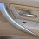 Car Inner Door Armrest Pull Handle Cover Grab Panel Outer Cover for  3 Series F35 2012-2018 Silver 4