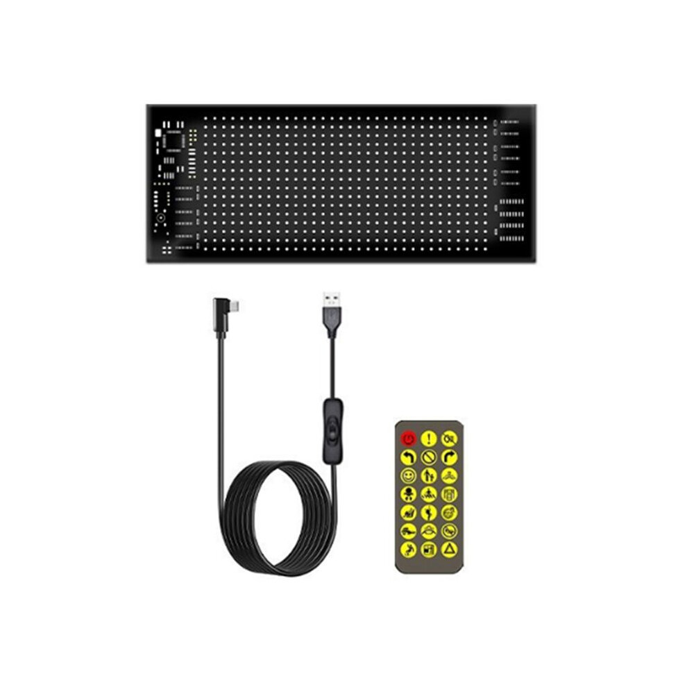 Car Led Logo App Led Matrix Pixel Panel Night Diy Programmable Flexible Led Display For Car Truck Light 6132101761451