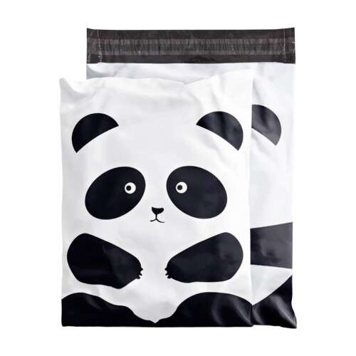 Packung mit 100 Poly-Versandtaschen, wasserfesten-Panda
