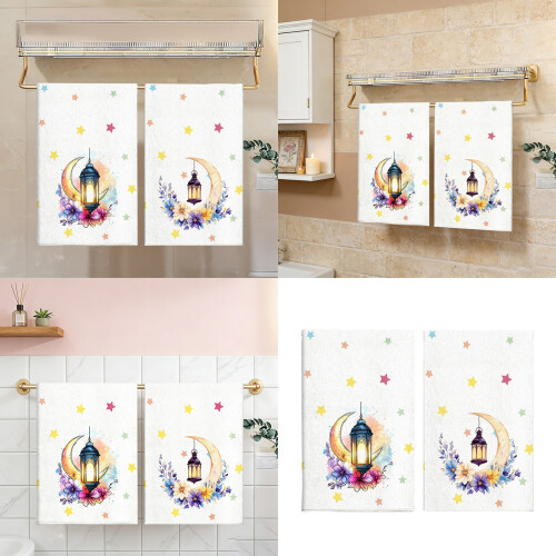 2 Stück 40 x 60 cm Mikrofaser-Reinigungstücher mit 1