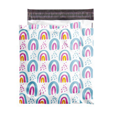 Packung mit 100 Polybeuteln, reißfest, wasserdicht,-Regenbogen