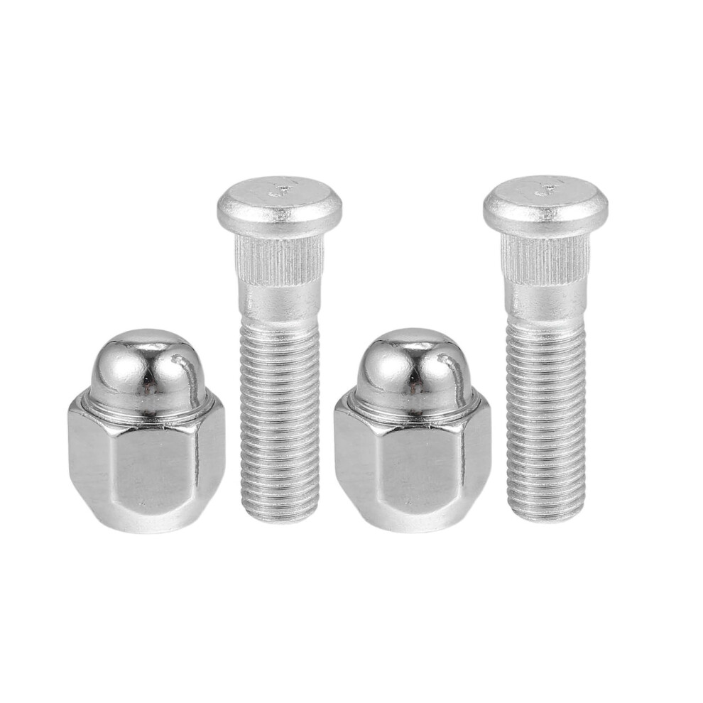 M12x1.5 Wheel Bolts And Front Rear Wheel Studs Steel Lug Bolts Precision Fit Enhanced Security 9199774261593