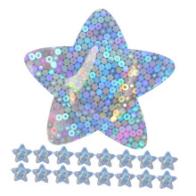 100Pcs Glitter Star Bandages Strong Adhesion Breathable for Small Cuts Blisters Sports Use