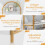 (Golden) Arched Bookshelf, Bookcase Industrial 3