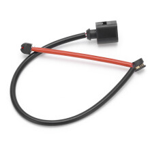Front Brake Pad Wear Sensor 7L0907637 Black Red for Cayenne Q7 2003-2015