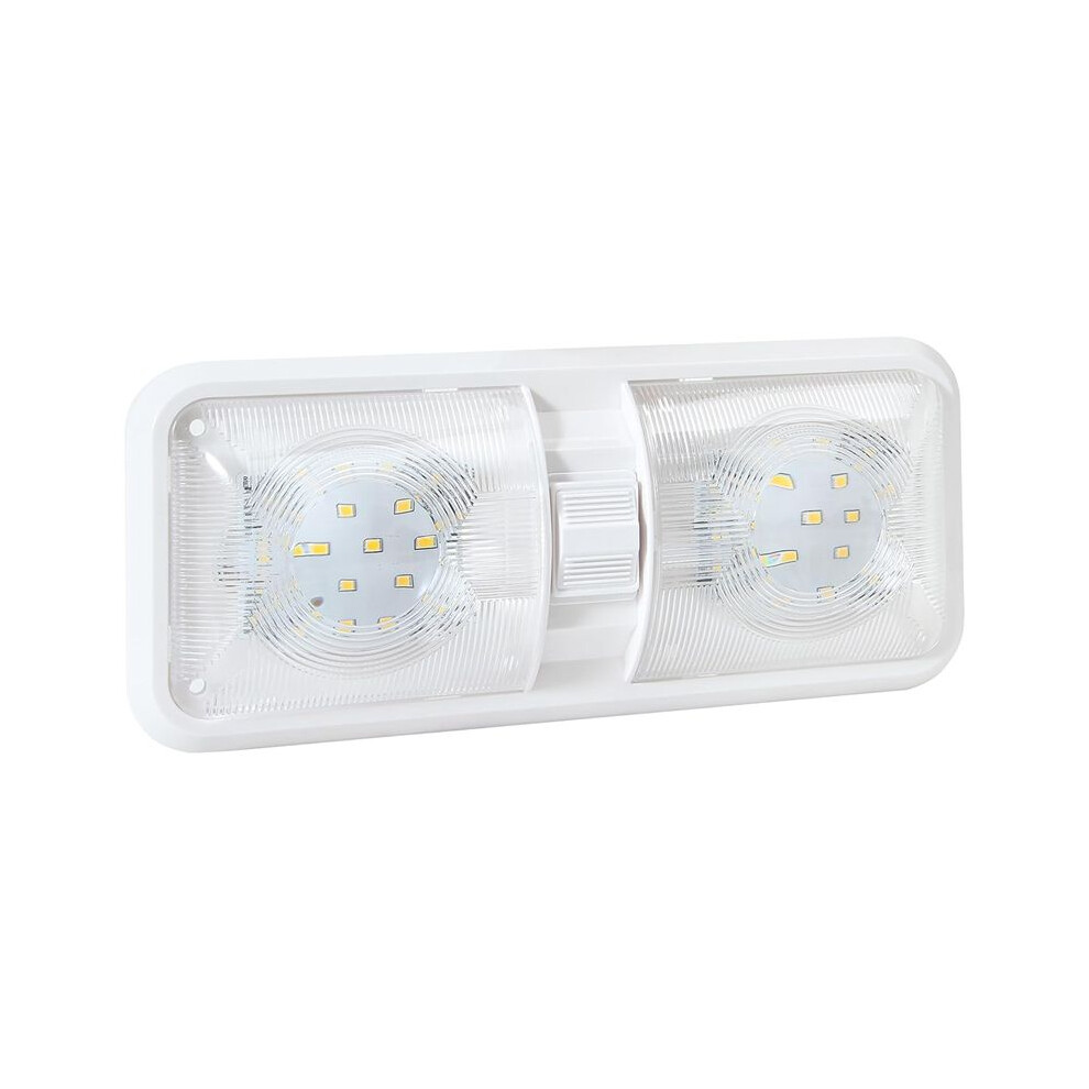 Rv 12V Led S 700Lm, 8W S, Ceiling Double Dome Fixture Interior Ing For Car/Rv/Trailer/Boat Light 6133214673570