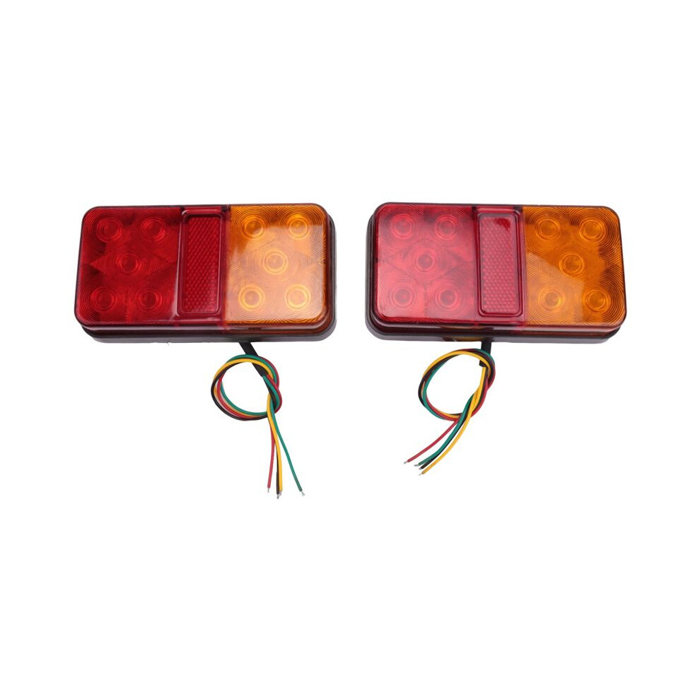 2Pcs Car Led Trailer Tail 12V-80V Truck Side 10Led Truck Turn Signal For Truck Boat Pickup Rv Utv Light 6134106221817