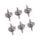 10Set Ultrathin 15mm Disc Hole Magnets for Science Projects 15