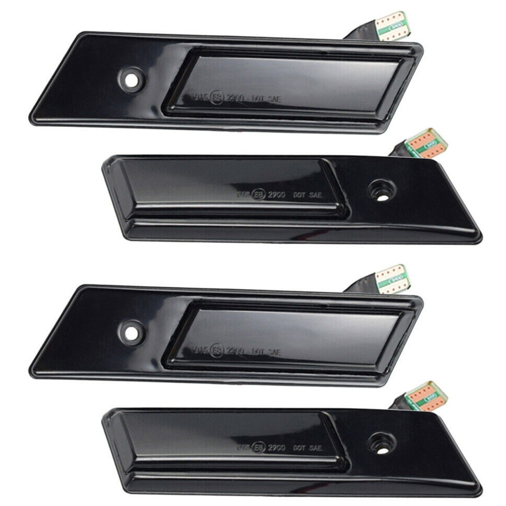 4X Side Turn Signal For 3 5 7 Series E32 E34 E36 1990-1996 Led Sequential Lamp Light 6131237107553