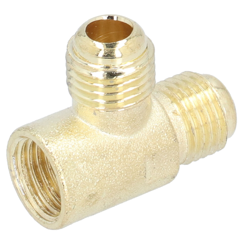 2Pcs Tee Adapter For 550W Air Compressor, 12Mm & 13Mm Threaded Pipe Connectors 7621377578591