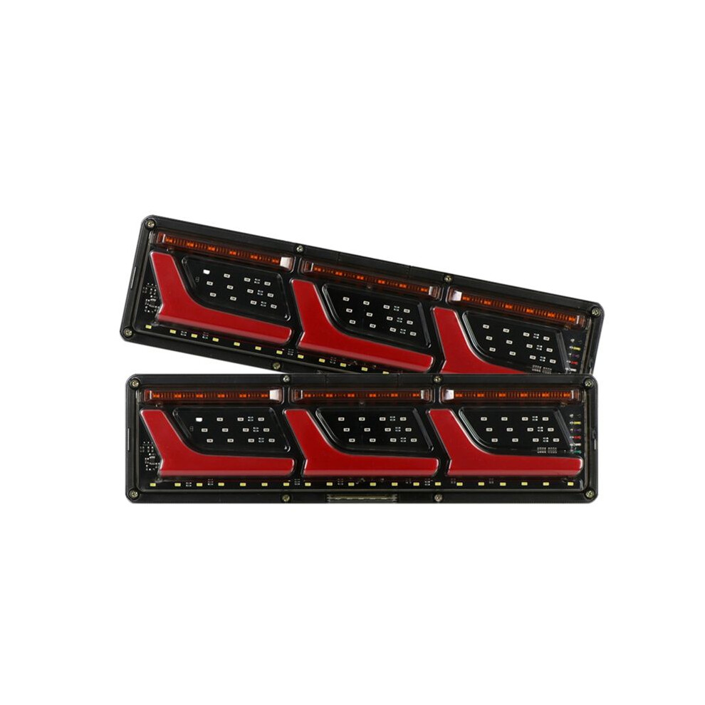24V Taillights Truck Lights Flashing Turn Signal Lamp Trailer Led Fog Position Tail Rear Brake Reverse Indicator 6133114236653