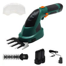 Cordless Hedge Trimmer with Rechargeable Battery, 7.2V Handheld Electric Grass Cutter for Garden