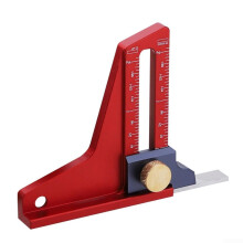 Aluminum Alloy Woodworking Depth Gauge For Router Height Measurements In Metric And Inch Units